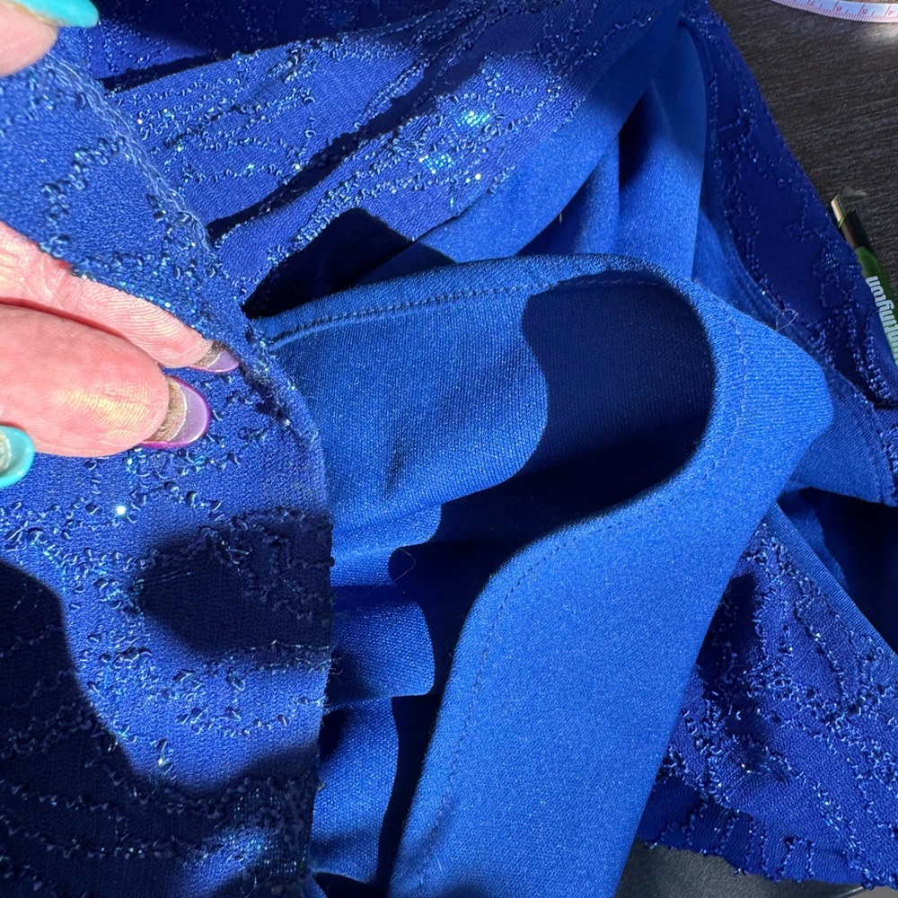 Steppin' Out Royal Blue Lace Dress - Picture 11 of 11